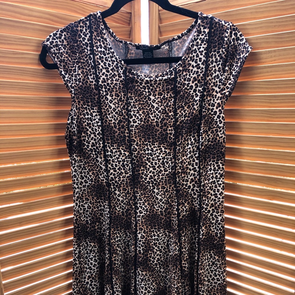 DRESS ROBERT LOUIS SIZE M LEOPARD PRINT